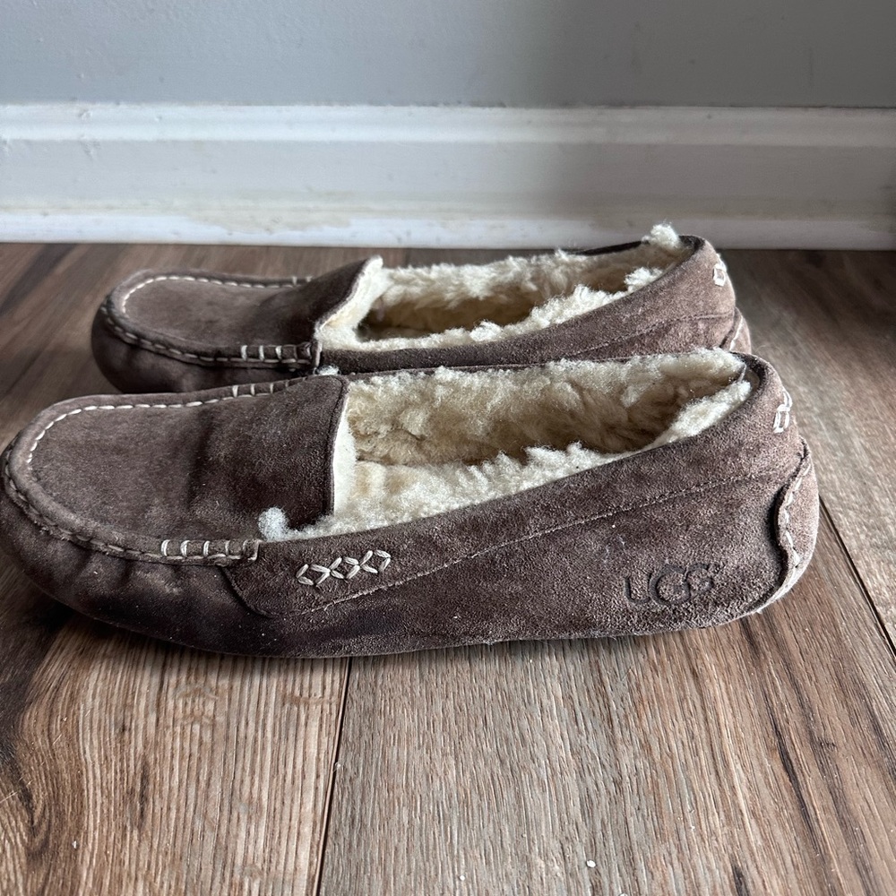 UGG Brown Suede Moccasins